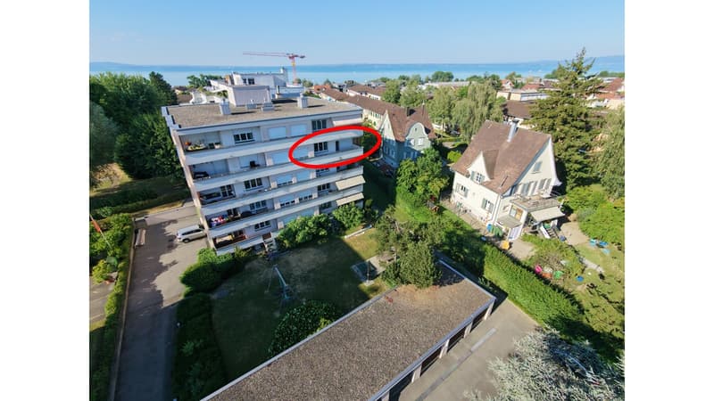 Südansicht Wohnung 31 an Gäbrisstrasse 4