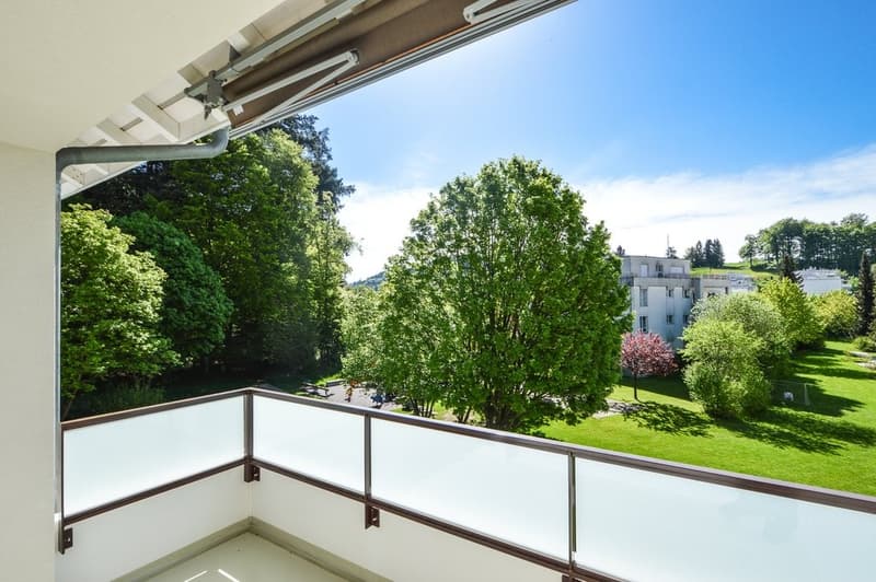 Aussicht von Balkon