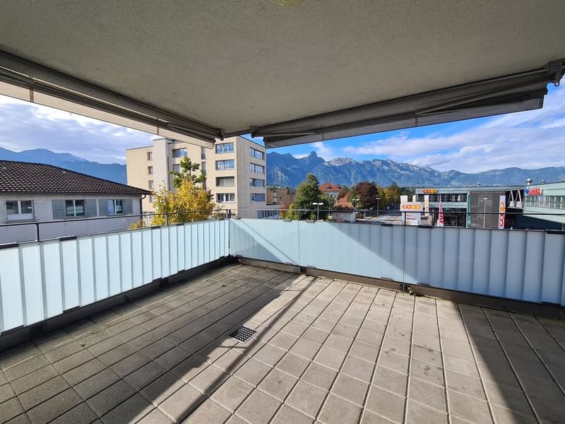 Balkon mit Aussicht