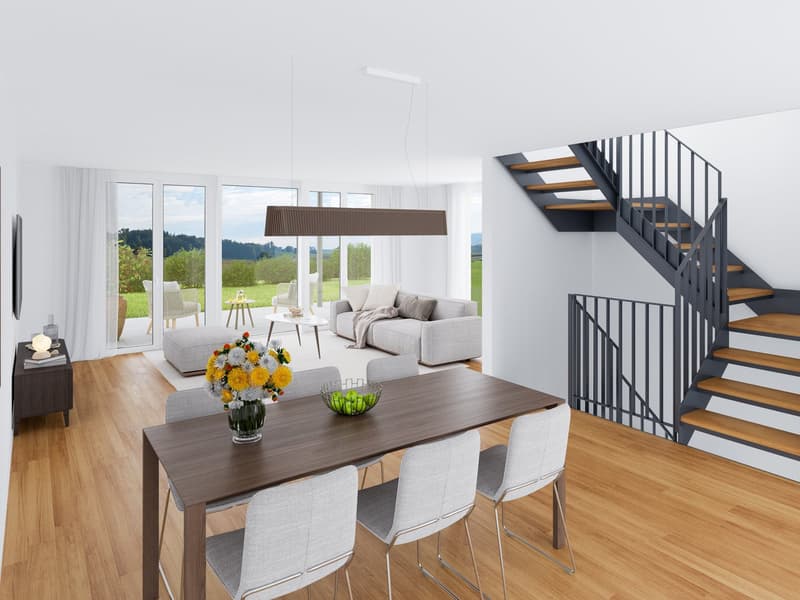 hameaudecormagens.ch - Maison mitoyenne moderne de 6,5 pièces à louer (1)