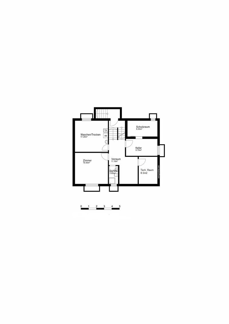 Living room, kitchen, 2 bedrooms, 2 bathrooms, balcony, storage room, technical room