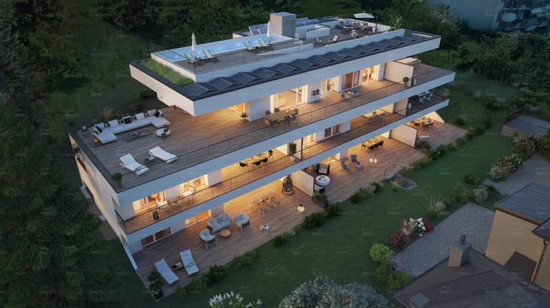Terrasse et jardin à Lutry ! (9)