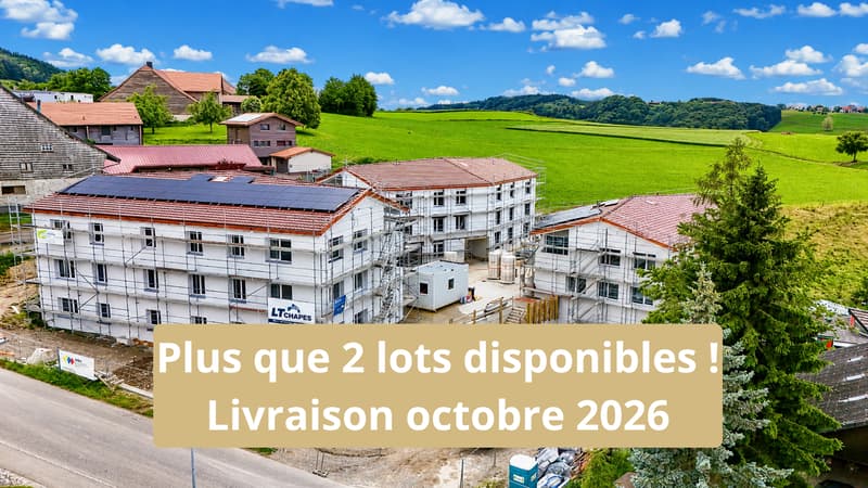3.5 pièces avec grand balcon : Chantier ouvert ! (1)