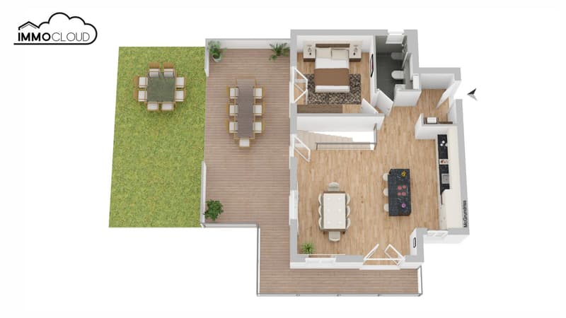Duplex neuf avec terrasses (9)