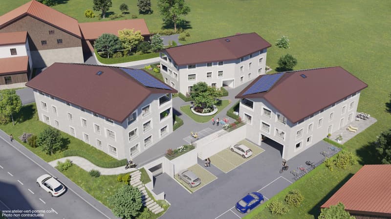 À vendre ? Places de parc intérieures à Massonnens ! (5)
