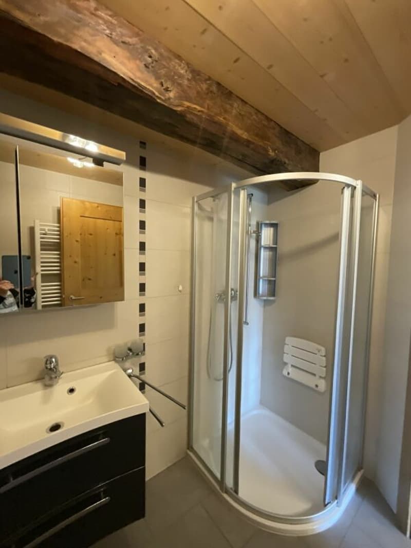 Appartement et terrain à vendre dans le village de Vollèges (19)