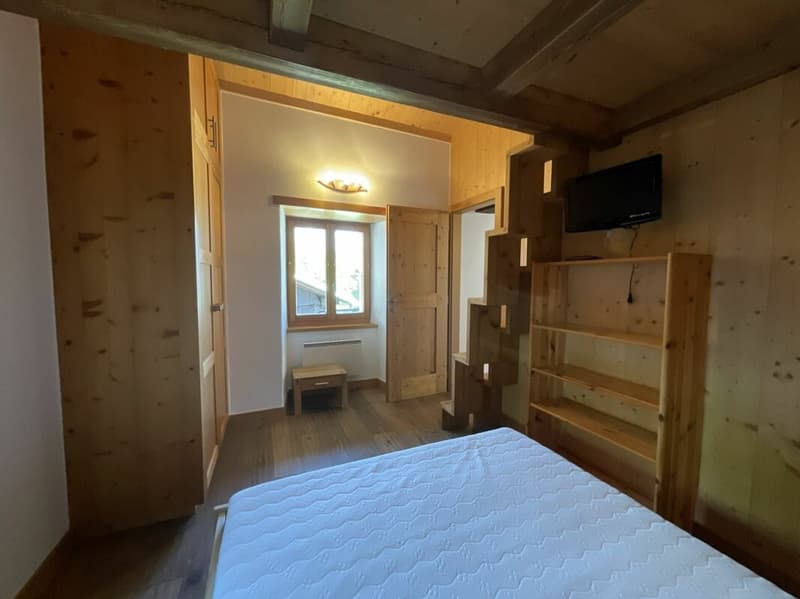 Appartement et terrain à vendre dans le village de Vollèges (16)