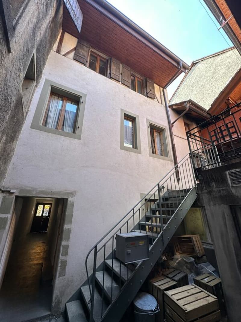Cour intérieur - façade nord