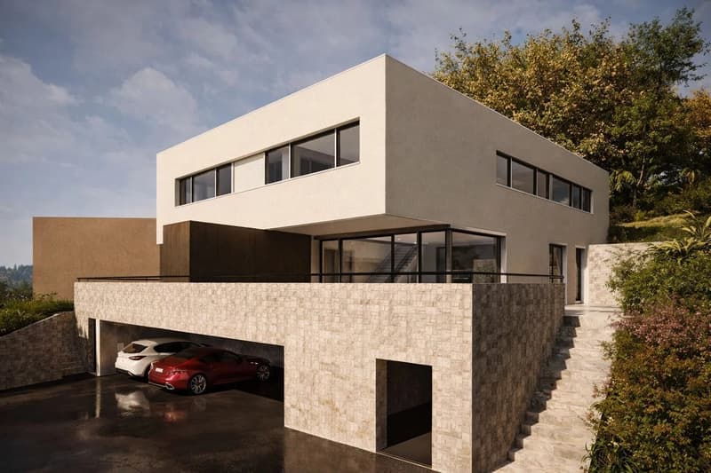 Villa mitoyenne contemporaine avec terrasse à Ursy (2)