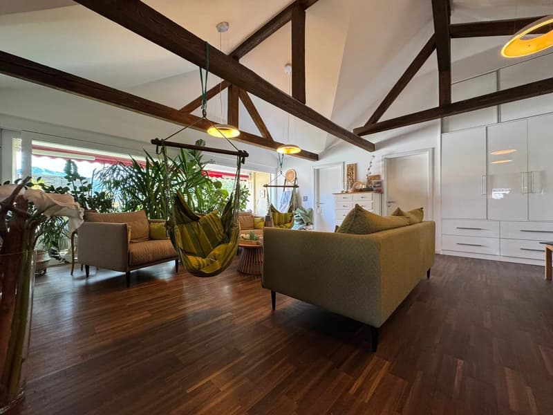 À vendre : Appartement 3,5 p. 127 m² à Bulle, lumineux et atypique (2)