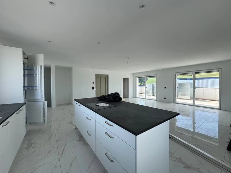 À louer ? Magnifique duplex neuf de 4.5 pièces avec ascenseur privatif à Farvagny (4)