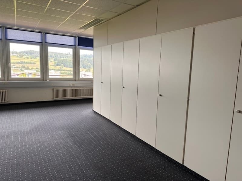Büro mit Einbauschränke