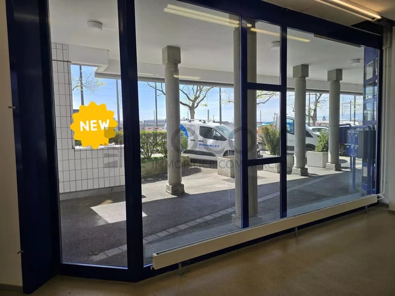 double vitrine lumineuse
