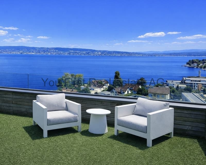 Exklusive Terrasse mit atemberaubendem Seepanorama - Ihr Luxus-Ausblick inklusive!