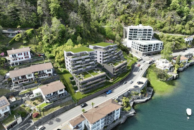 Brissago - Residenza Riasco Riva mit Privatstrand (7)