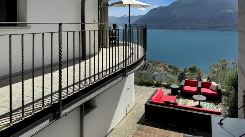 Brissago - Moderne Villa mit Aufzug und Innenpool (16)
