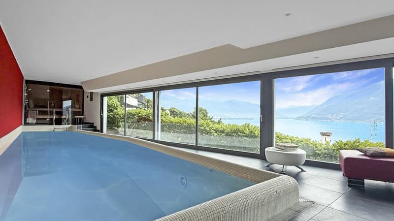 Brissago - Moderne Villa mit Aufzug und Innenpool (14)