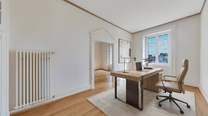 Appartement d'exception au dernier étage avec 2 balcons, à deux pas d'Ouchy (7)