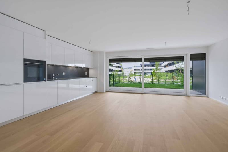 Appartement neuf de 3.5 pièces avec avec doubles espaces extérieurs (2)