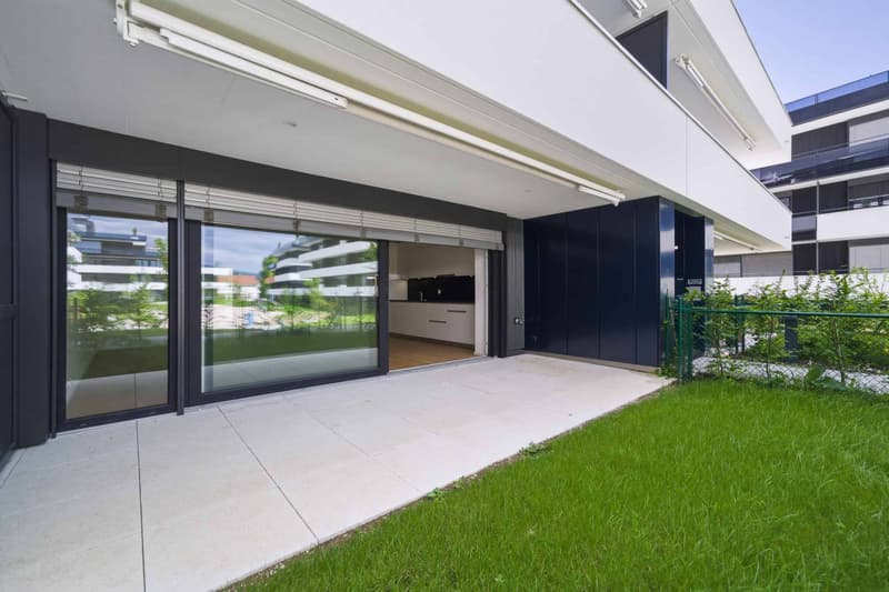 Appartement neuf de 3.5 pièces avec avec doubles espaces extérieurs (4)