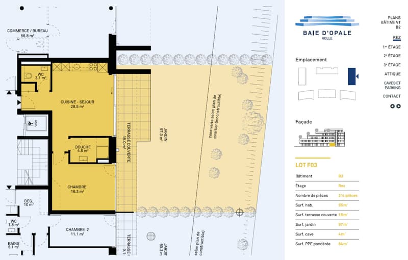 Appartement neuf de 2.5 pièces avec terrasse et jardin privatif (6)