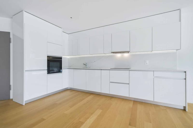 Appartement neuf traversant de 3.5 pièces avec deux balcons - Vue lac Léman (2)