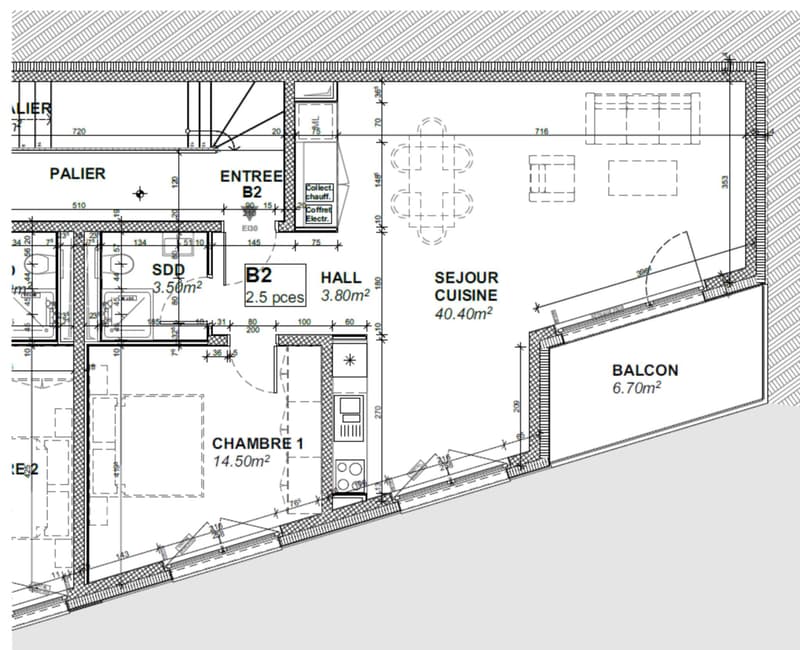 2.5 pièces NEUF lumineux orienté sud-est avec balcon - Découvrez-le en immersion 3D ! (2)