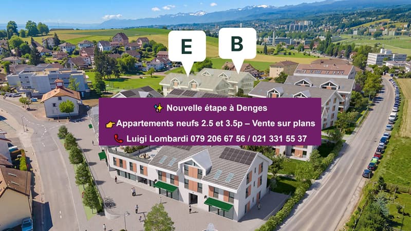 Bel appartement neuf de 2.5 pièces traversant avec balcon (1)
