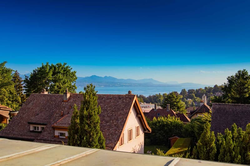 Villa mitoyenne 7.5 pièces avec vue lac à Lausanne-Chailly - Disponible de suite (7)