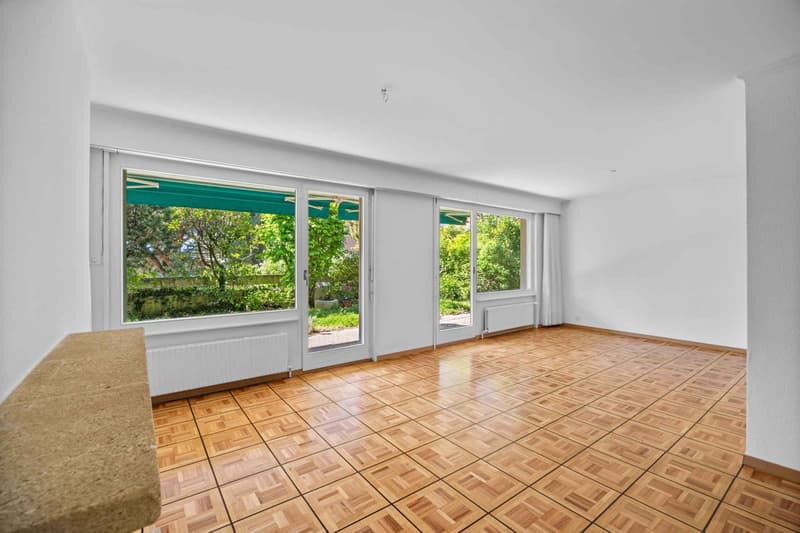 Rare à Pully : appartement de 4,5 pièces avec terrasse et jardin arboré (3)
