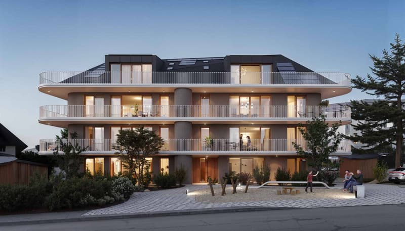 Appartement neuf de 4.5 pièces au 2e étage avec balcon et jardin privatif (7)