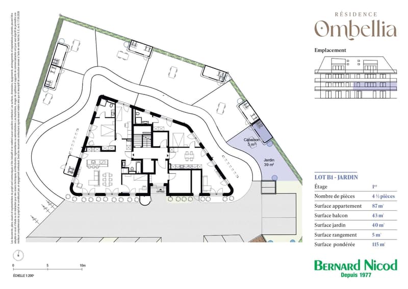 Appartement NEUF de 4.5 pièces au 1er étage avec spacieux balcon et jardin privatif (3)