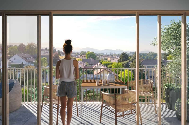 Appartement NEUF de 4.5 pièces au 1er étage avec spacieux balcon et jardin privatif (6)