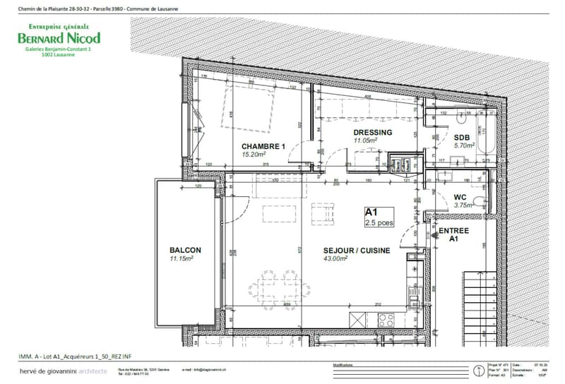 Résidence neuve à Chailly ! Appartement de 2.5 pièces avec balcon plein sud (2)