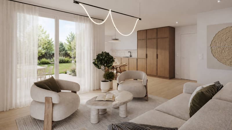 Appartement de 4,5 pièces avec grand jardin de 140m2 (3)