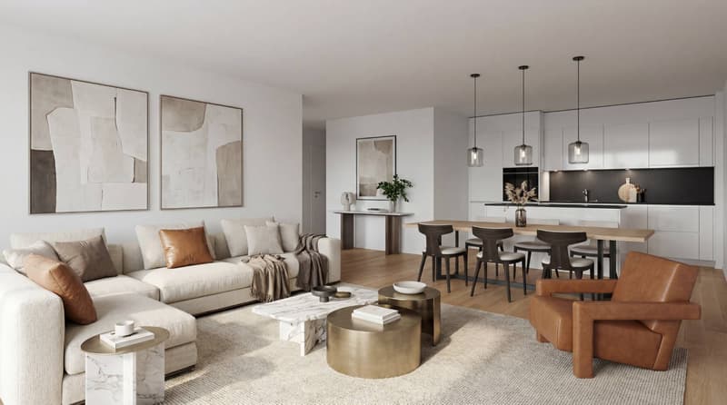 Appartement de 3,5 pièces exposé au soleil levant sur le lac ! (3)