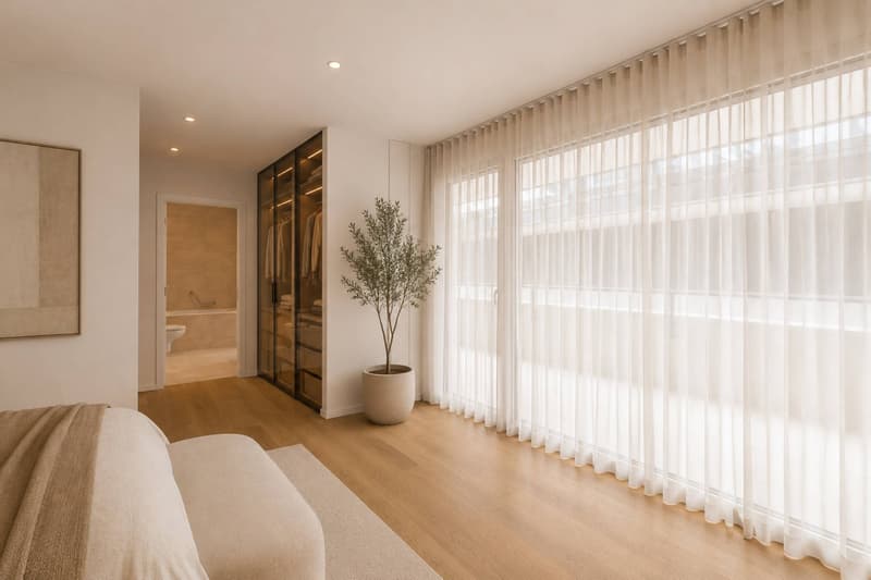 Appartement de 4,5 pièces de standing. Vue sur lac et grand balcon couvert de 76m2. (4)