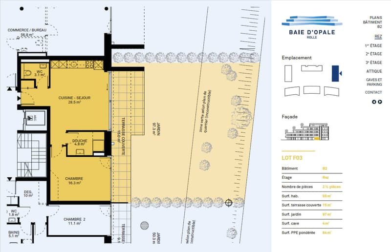 Appartement neuf de 2,5 pièces avec terrasse et jardin privatif (5)