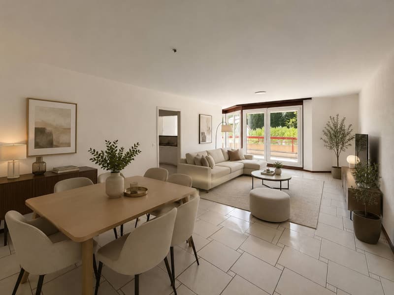 Spacieux appartement de 3,5 pièces dans un quartier prisé de la ville ! (4)