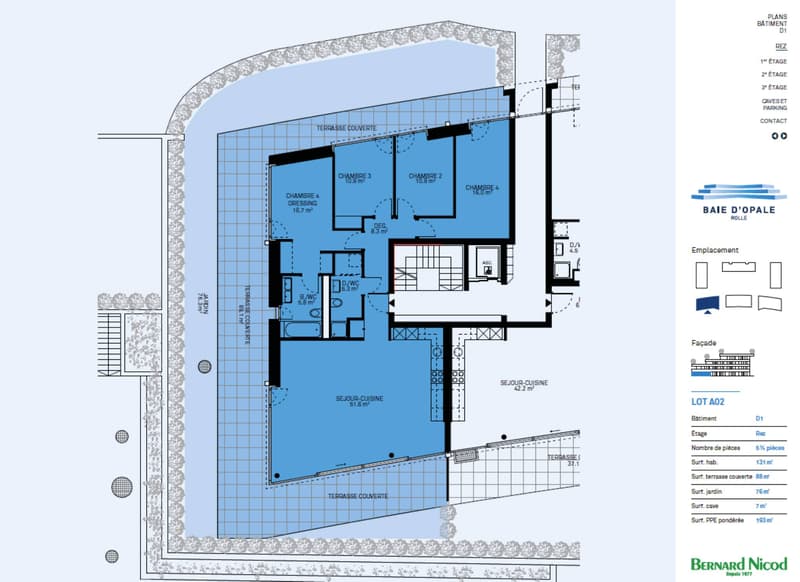 Appartement de 5,5 pièces neuf avec magnifiques finitions en rez de jardin ! (8)
