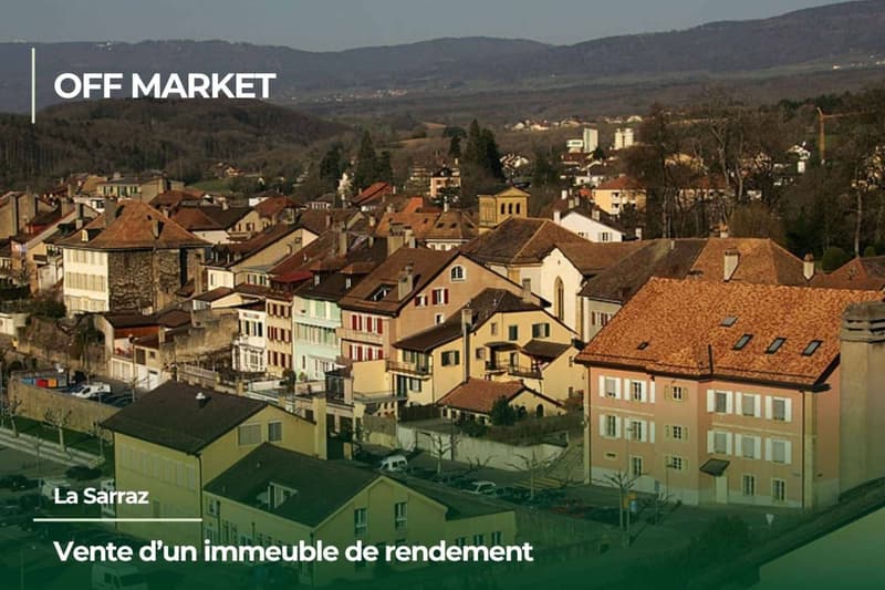 Immeuble résidentiel de rendement à La Sarraz (1)