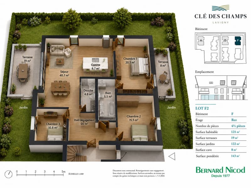 Nouvelle Promotion! Appartements de 3.5 à 5.5 pièces avec terrasses et balcons (1)