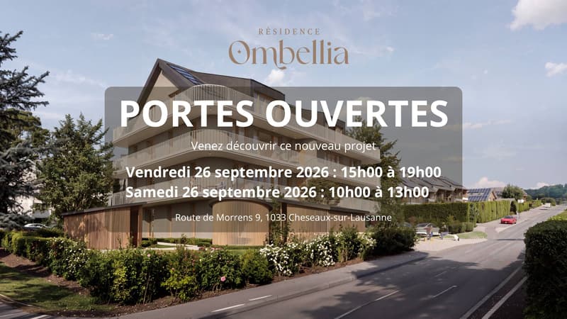 Nouvelle promotion Ombellia Appartement de 3.5 pièces au dernier étage (1)
