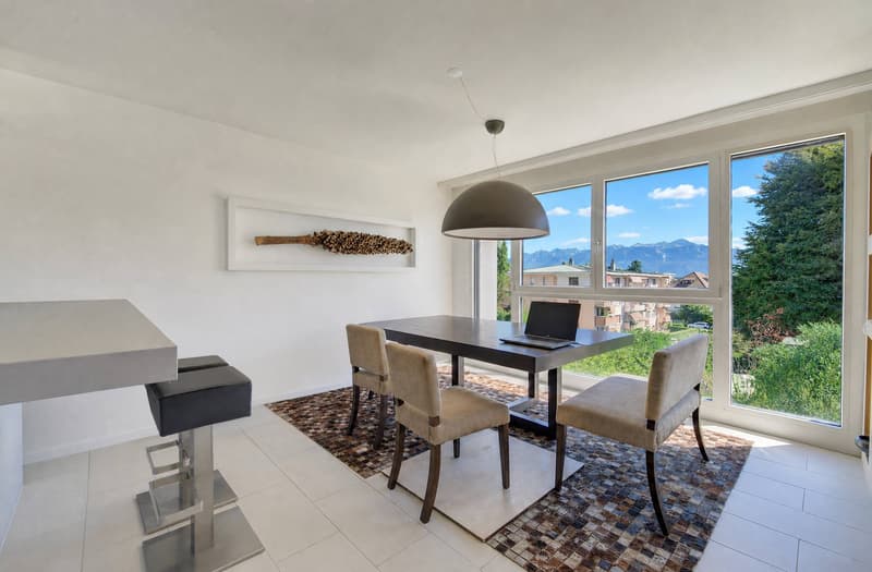 Magnifique duplex contemporain de 4,5 pièces avec jardin et balcon (4)