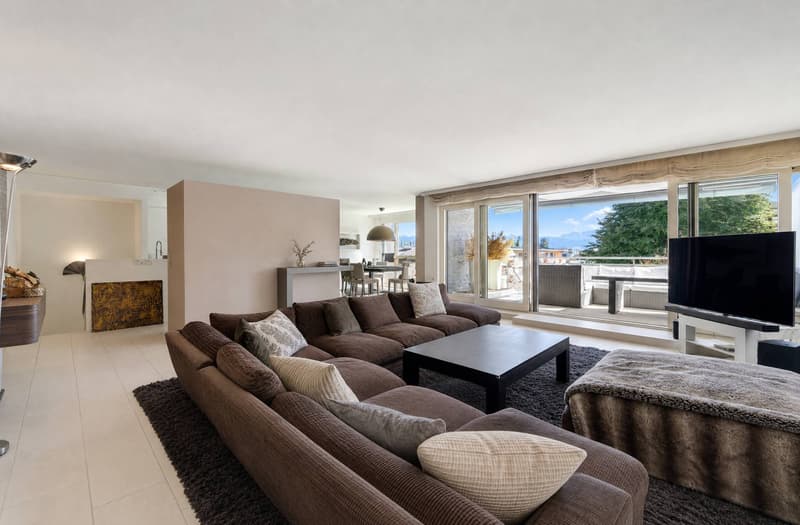 Magnifique duplex contemporain de 4,5 pièces avec jardin et balcon (5)
