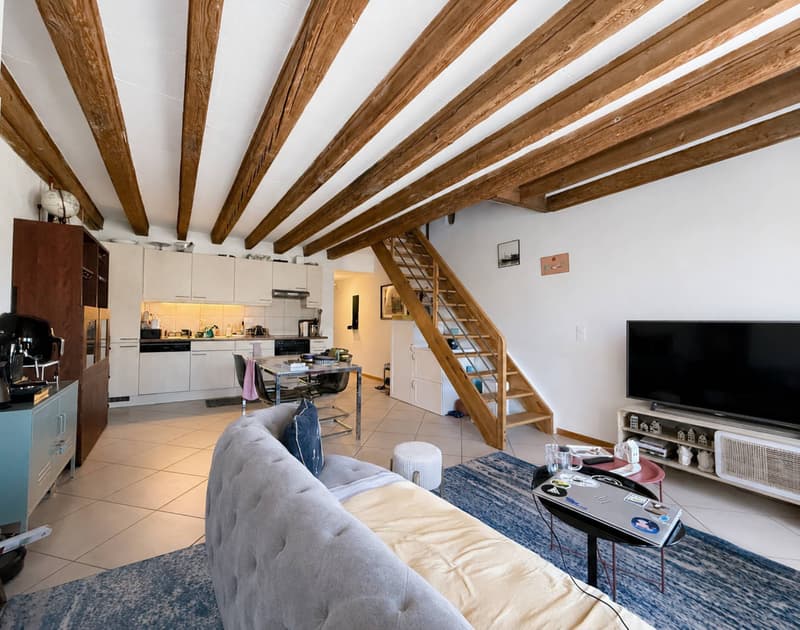 Duplex de 2,5 pièces au centre-ville avec terrasse (4)