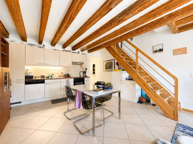 Duplex de 2,5 pièces au centre-ville avec terrasse (5)