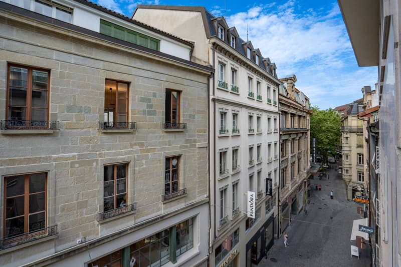 Centre de Lausanne dans rue piétonne très bel espace modulable de 135 m2 en hauteur (2)