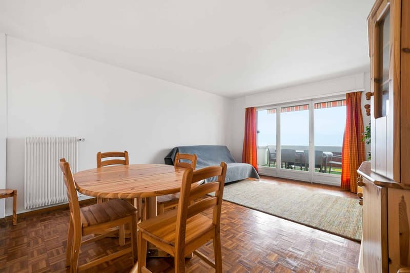 Charmant appartement meublé avec balcon et vue sur le lac (7)