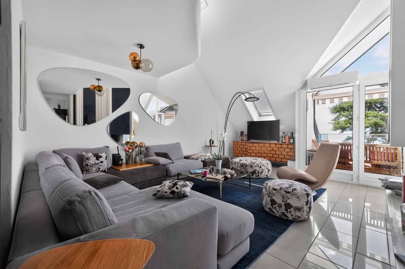 Magnifique appartement en duplex avec vue panoramique sur le lac (6)